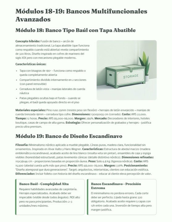 Banco tipo baúl